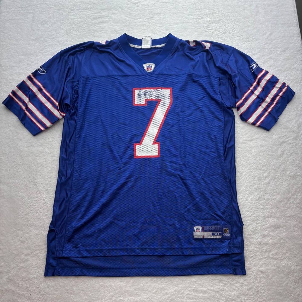Reebok NFL Buffalo Bills JP Losman 7 Jersey Blue XL Mens Football